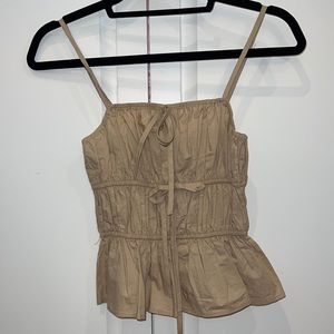 Ruby & Jenna Kaki Top Size Small NWT